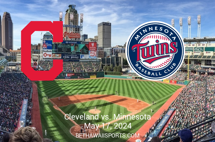 Upcoming Clash: Minnesota Twins Visit Cleveland Guardians on May 17, 2024 at 7:10 PM